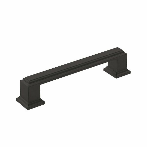 Amerock Appoint 3-3/4 in 96 mm Center-to-Center Matte Black Cabinet Pull BP36759FB